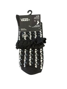 Vans Sereno Lace Crew Socks Everyday, Waffle Knit, half crew Large socks 9.5-13